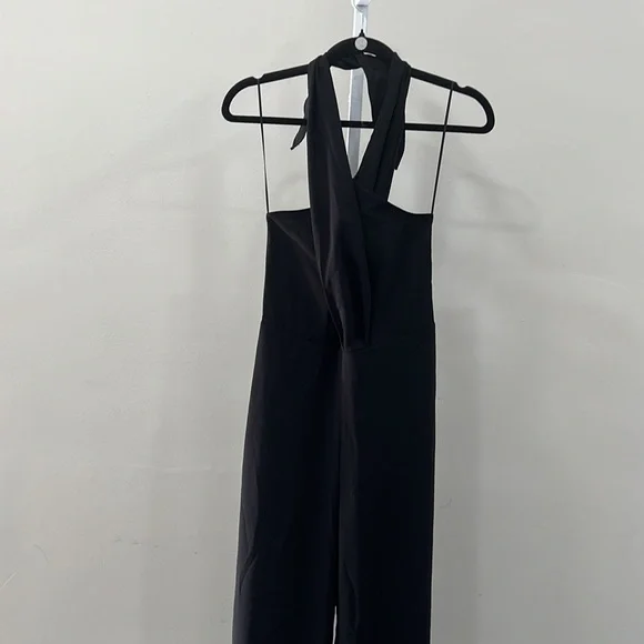 Amanda Uprichard X REVOLVE Zahara Jumpsuit in Black